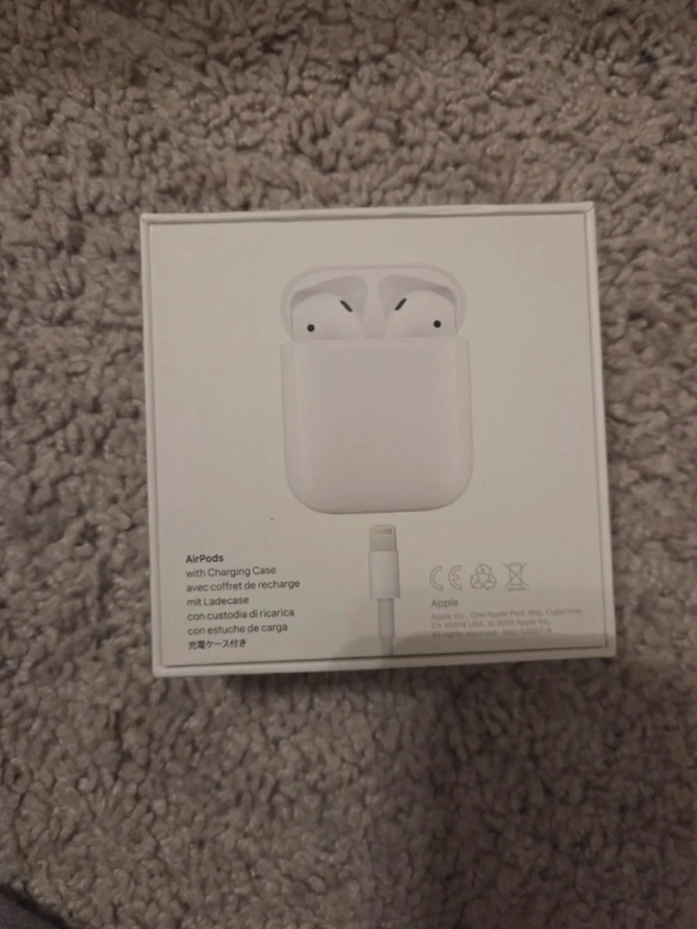 Apple AirPods with Charging Case - White Box